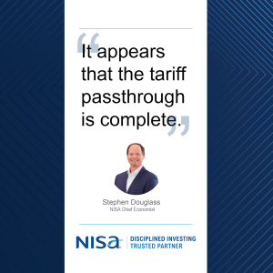 MarketWatch Quotes NISA’s Chief Economist