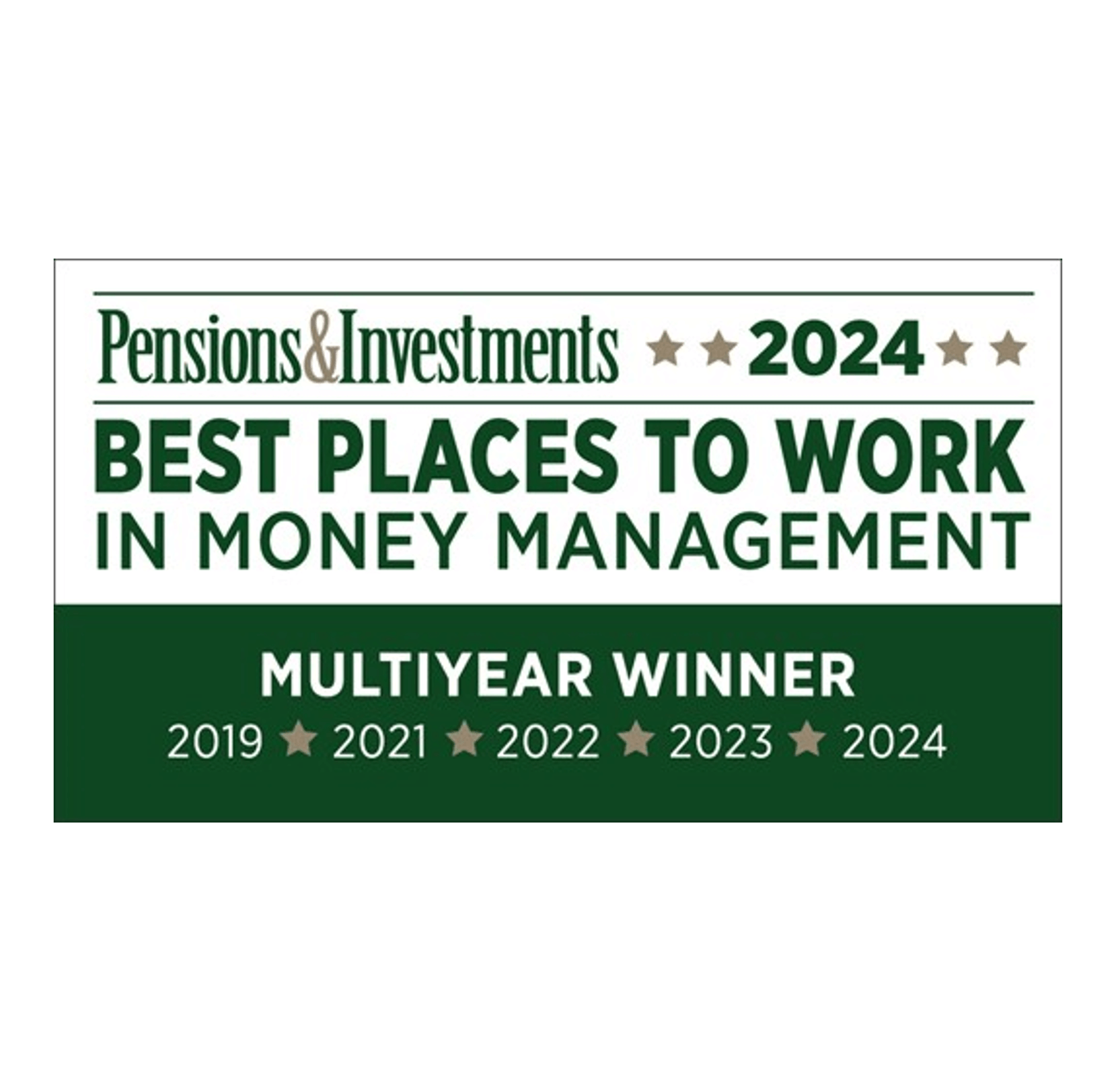Five Years as One of the Best Places to Work in Money Management