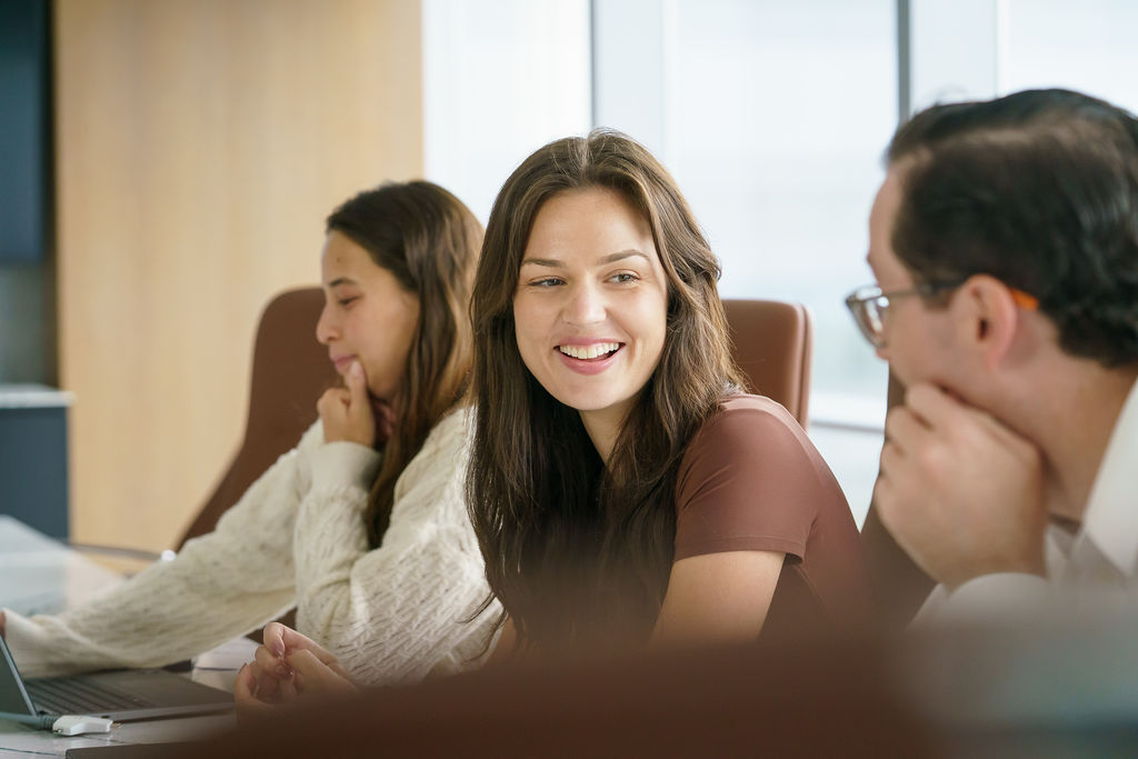lady in meeting