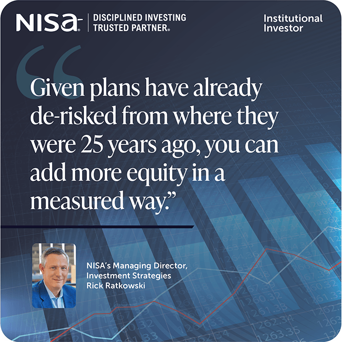 Institutional Investor Features Rick Ratkowski on Pension Funded Status