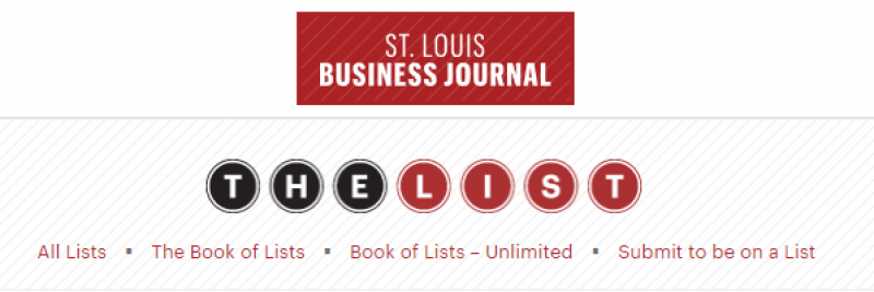 STL Biz Journal Rankings